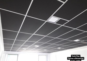 Forro modular Isopor Preto