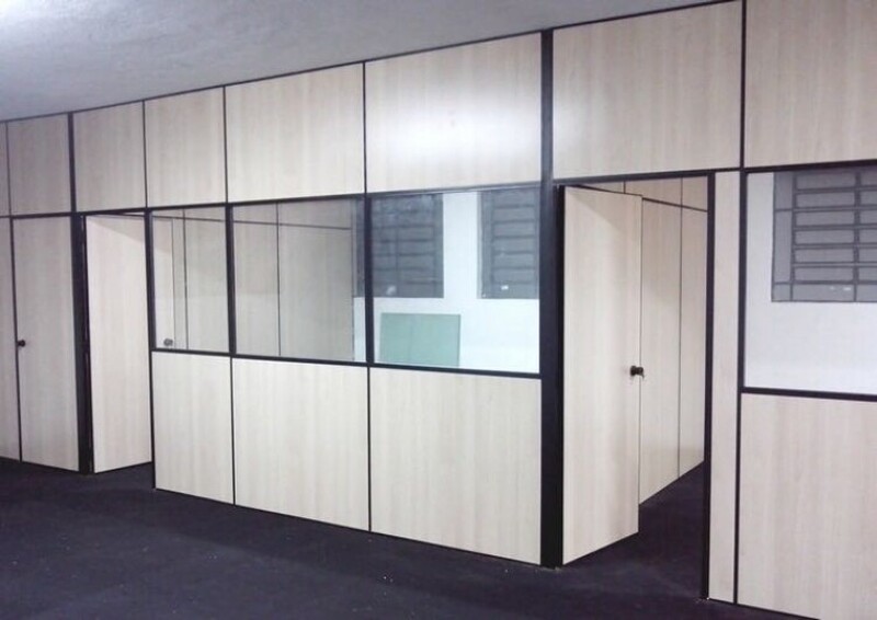 Divisórias em Eucatex